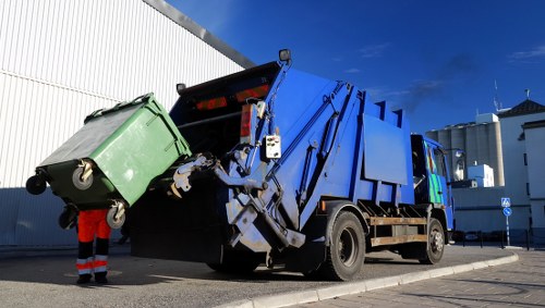 Licensed waste clearance professionals at work