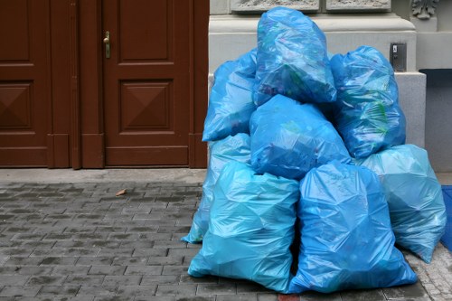 Islington residents enjoying their cleared garage